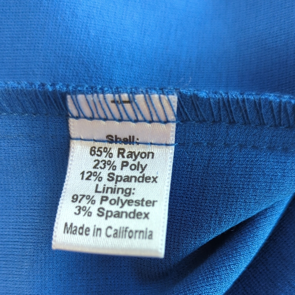 Royal blue Lesely Evers sheath dress - Picture 6 of 6